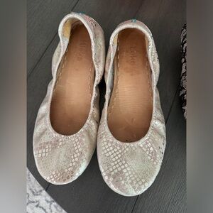 size 9 tieks. Original prices  romantic blush-$275 still in great shape!